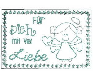ITH Postkarte Little Angels - Für Dich mit viel Liebe